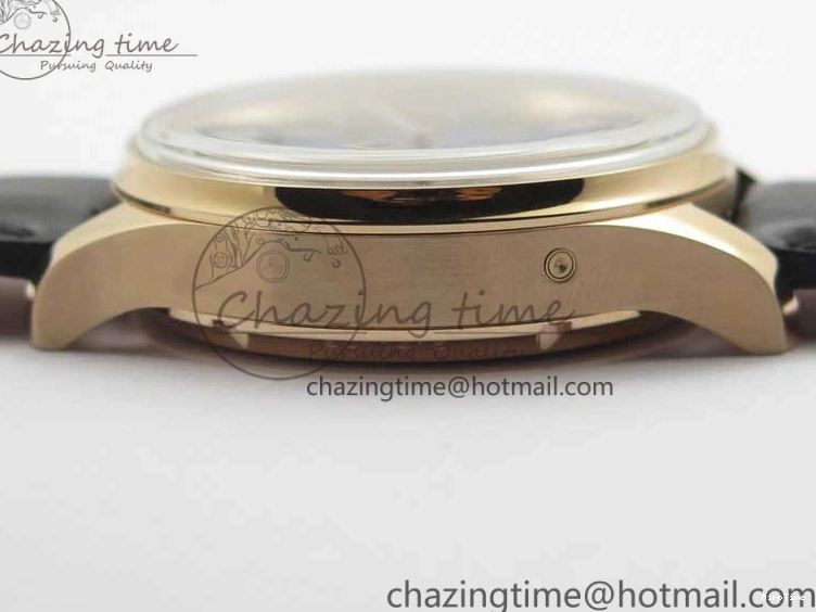 MIROTIME 0223 Premium Portugieser Perpetual Calendar IW503302 RG V9F 1:1 Best Edition Blue Dial on Black Leather Strap A 7098